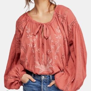 Free people coral top
